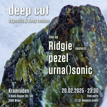 deep cut /w Ridgie - Hypnotic & Deep Techno