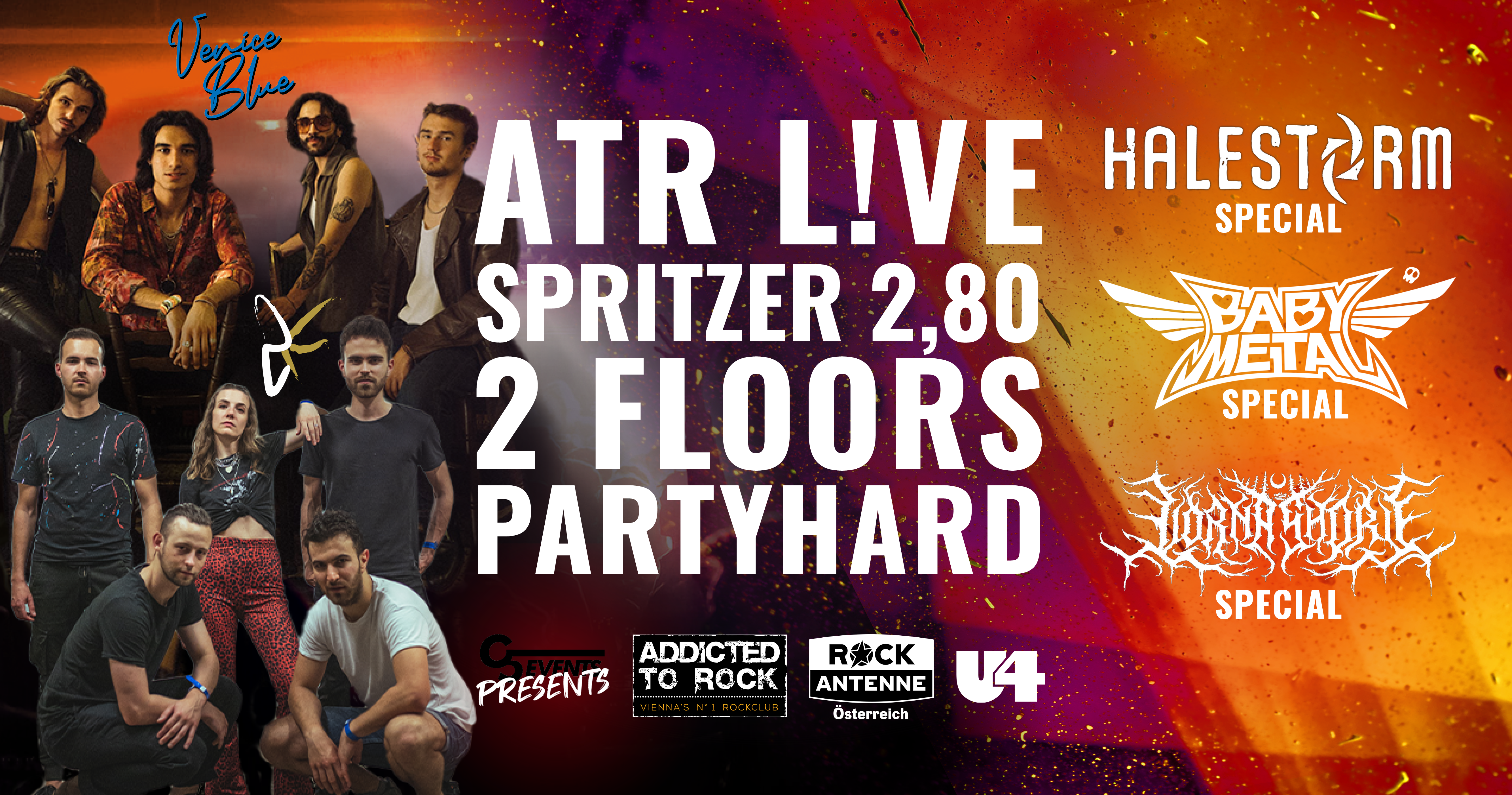 ATR X LIVE X MADNESS am 24. November 2023 @ U4.