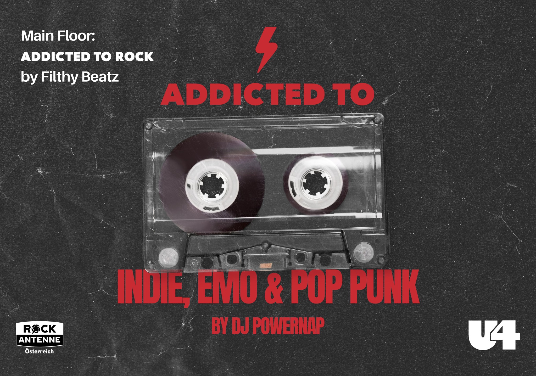 Addicted to Emo, Indie & Pop Punk am 7. February 2025 @ U4.