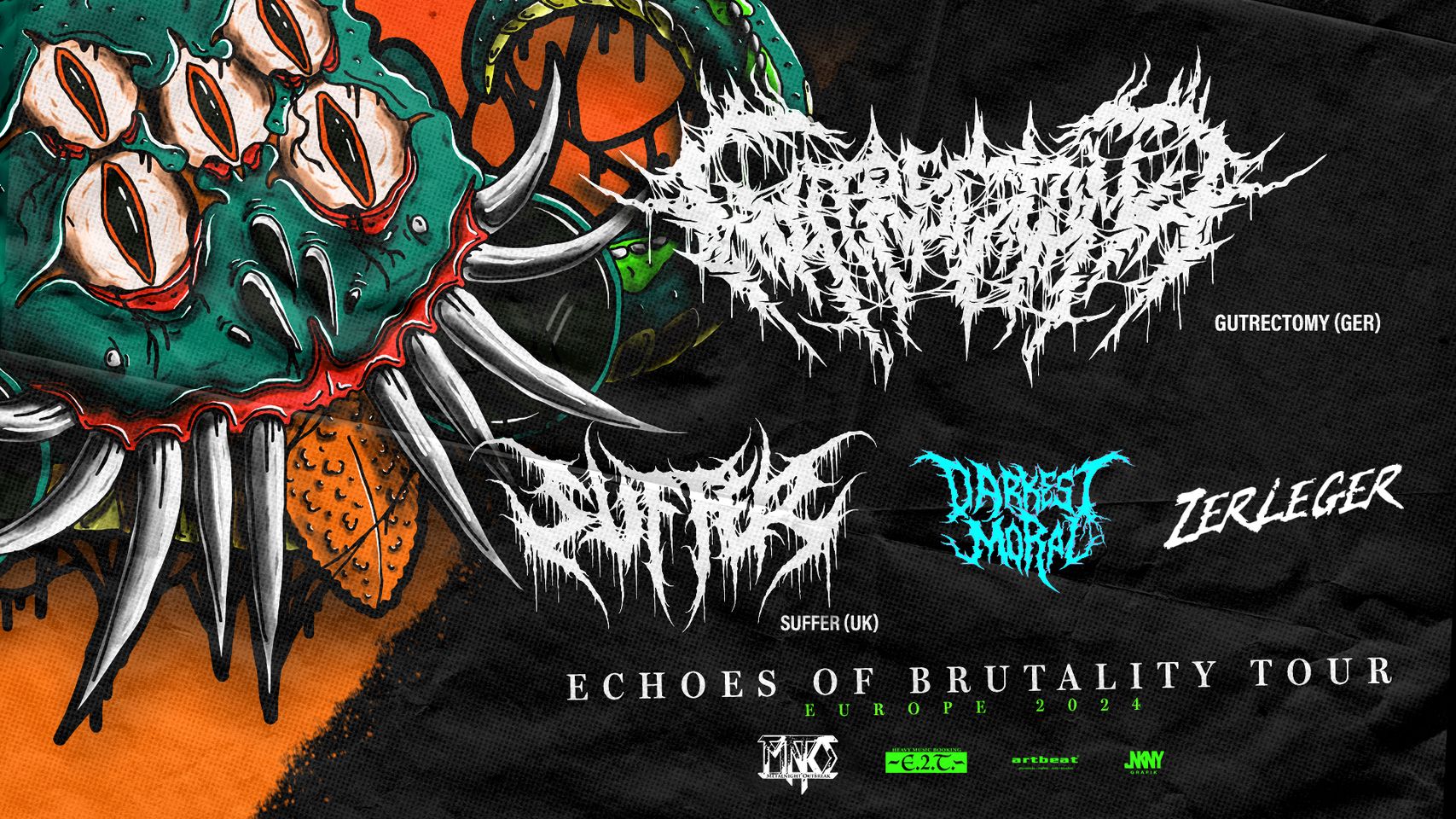 Echoes of Brutality Tour 2024 am 24. January 2024 @ Viper Room.