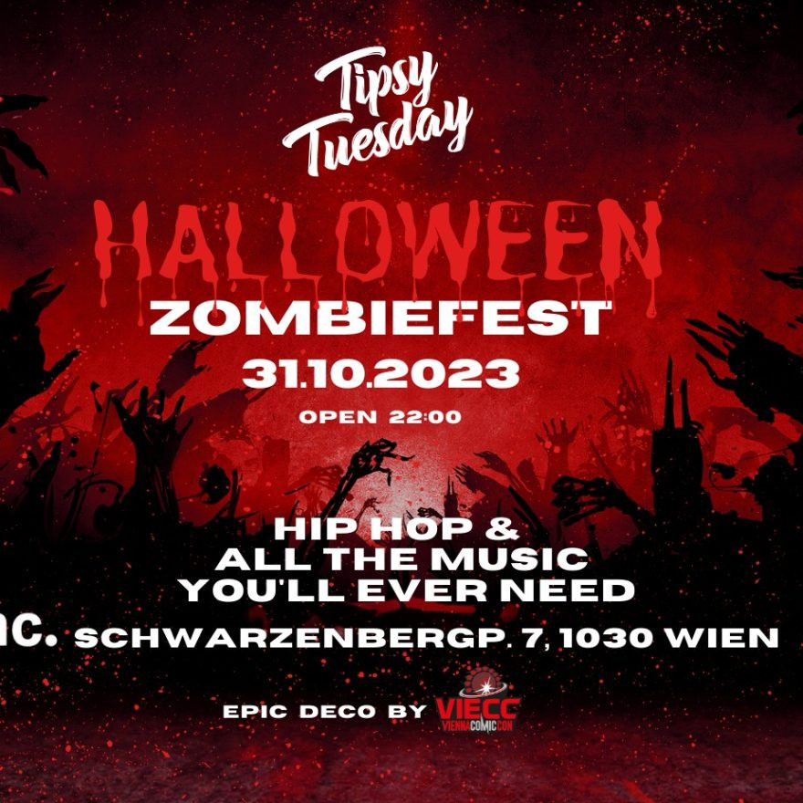 TIPSY TUESDAY HALLOWEEN ZOMBIEFEST