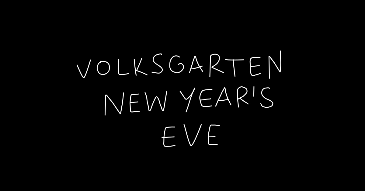 Volksgarten New Year’s Eve am 31. December 2023 @ Volksgarten.