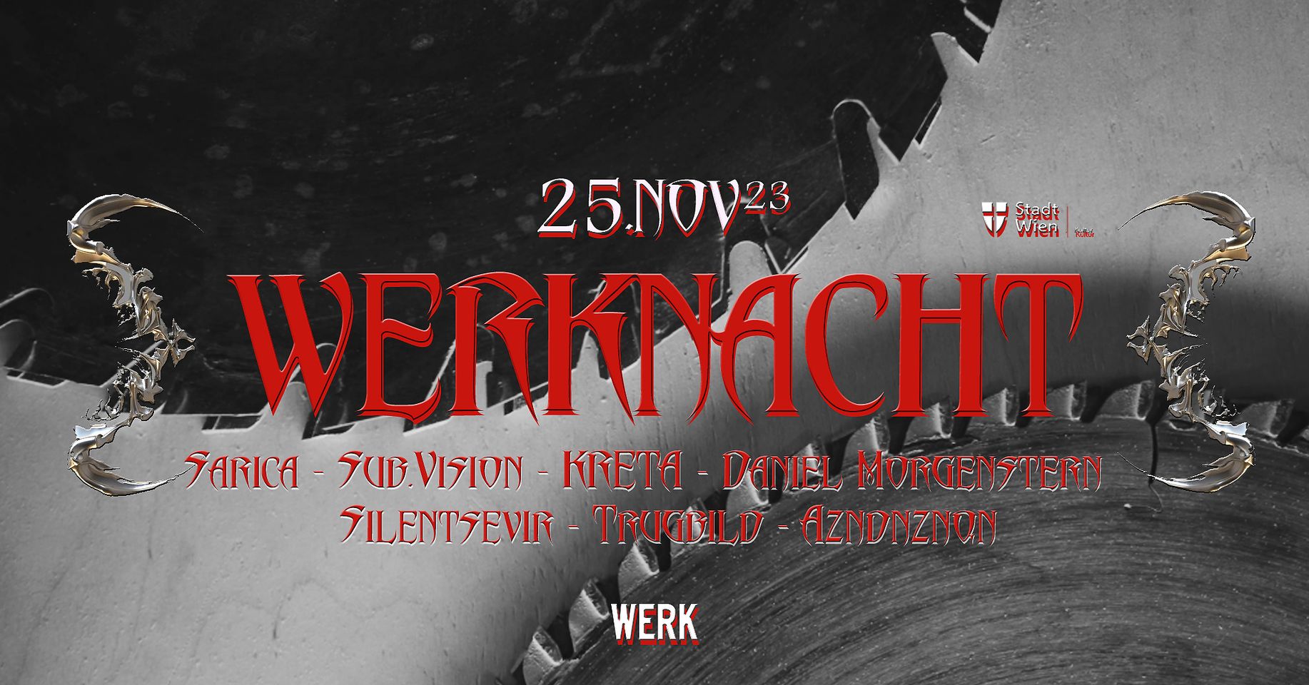 WERKNACHT am 25. November 2023 @ dasWerk.