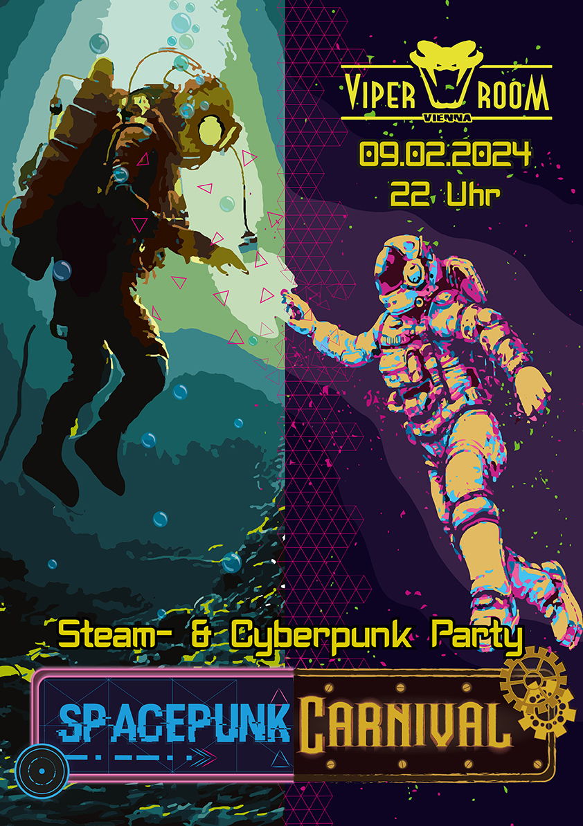 SPACEPUNK CARNIVAL am 9. February 2024 @ Viper Room.