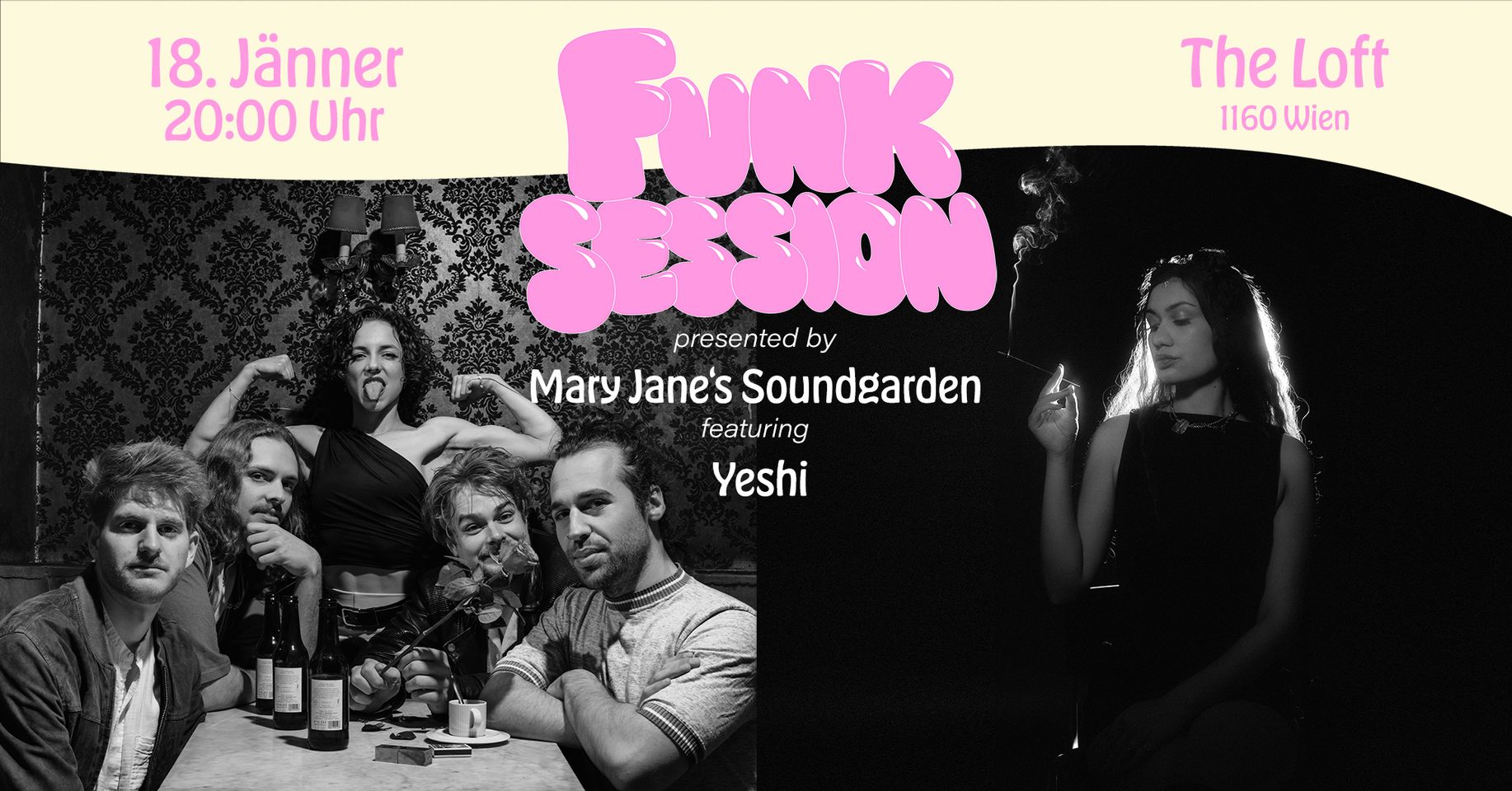 Funk Session Vienna am 18. January 2024 @ The Loft.