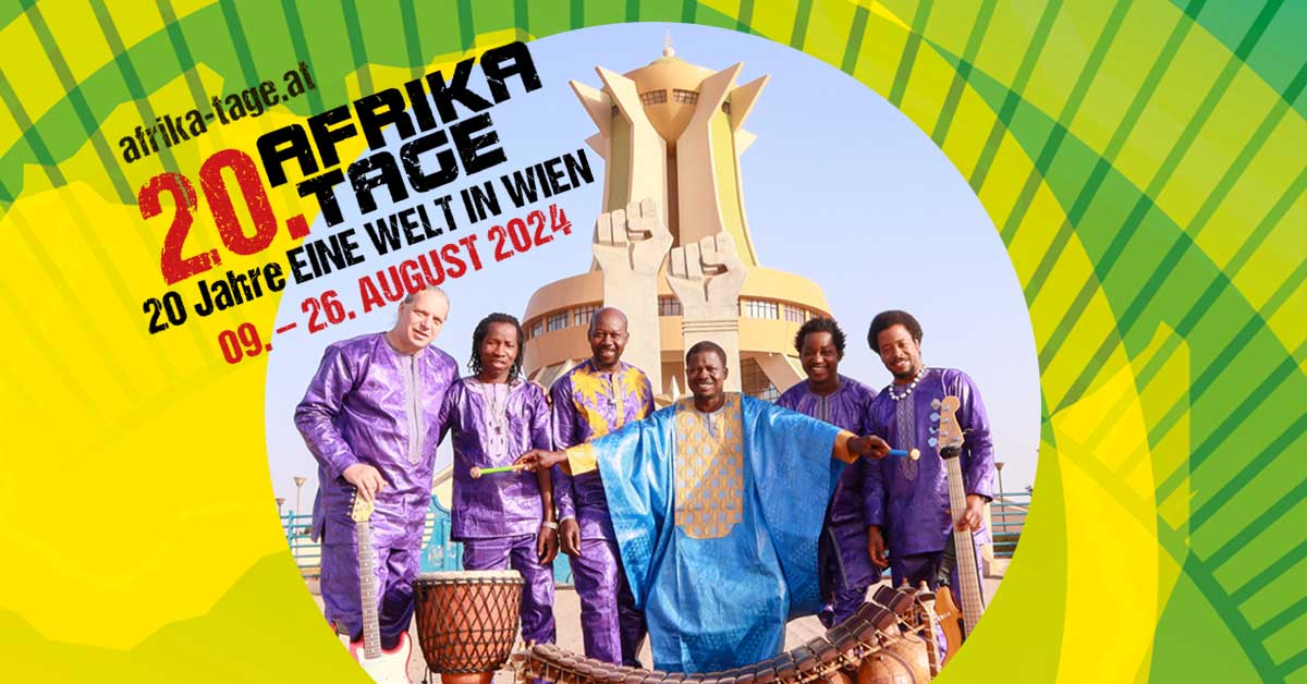 Afrika-Tage am 10. August 2024 @ Donauinsel.