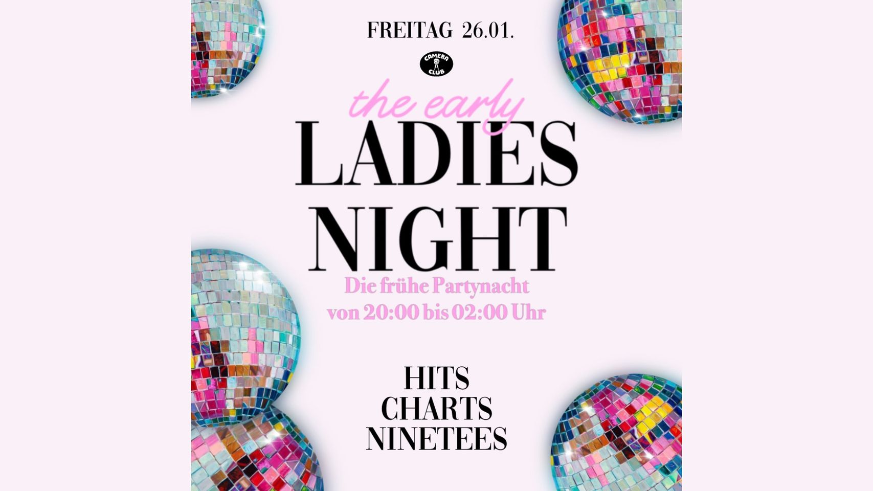 The Early Ladies Night am 26. January 2024 @ Camera Club.