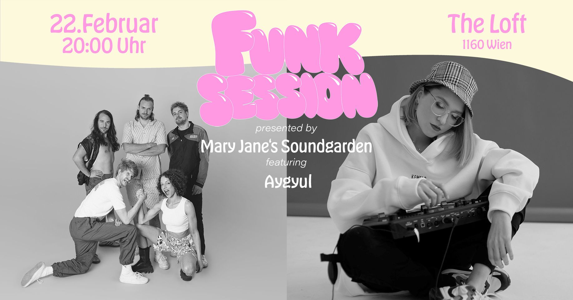 Funk Session Vienna am 22. February 2024 @ The Loft.