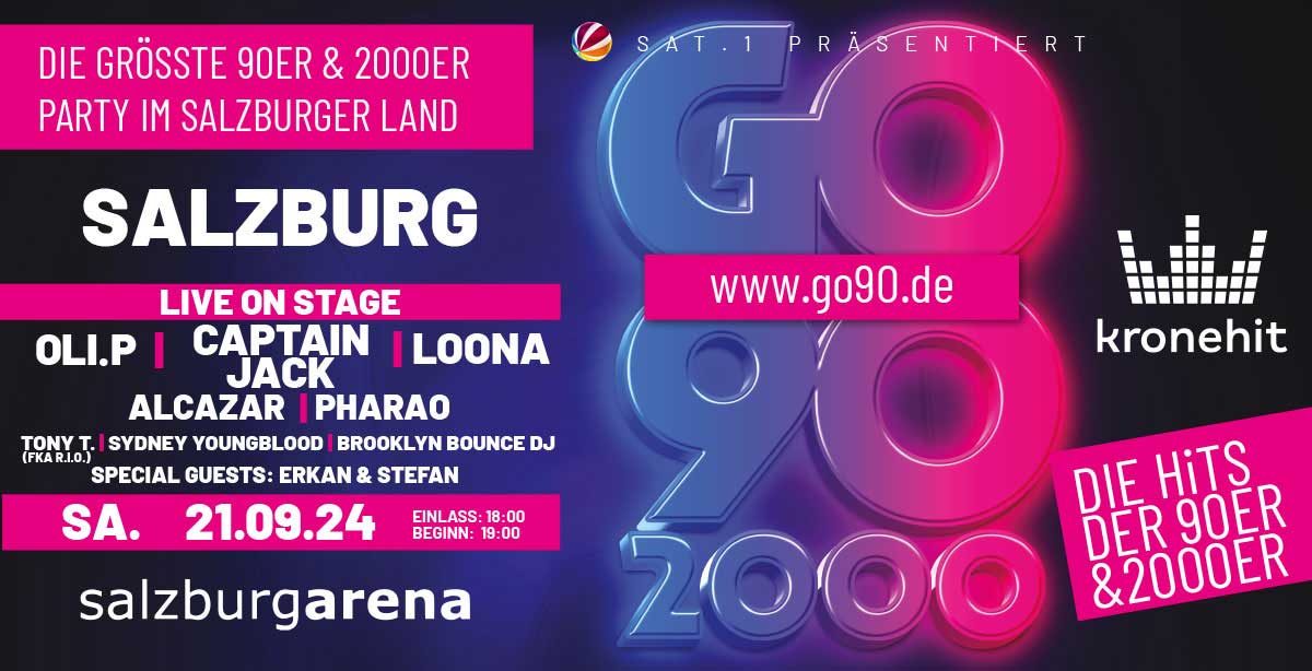 GO 90-2000 am 21. September 2024 @ Salzburgarena.