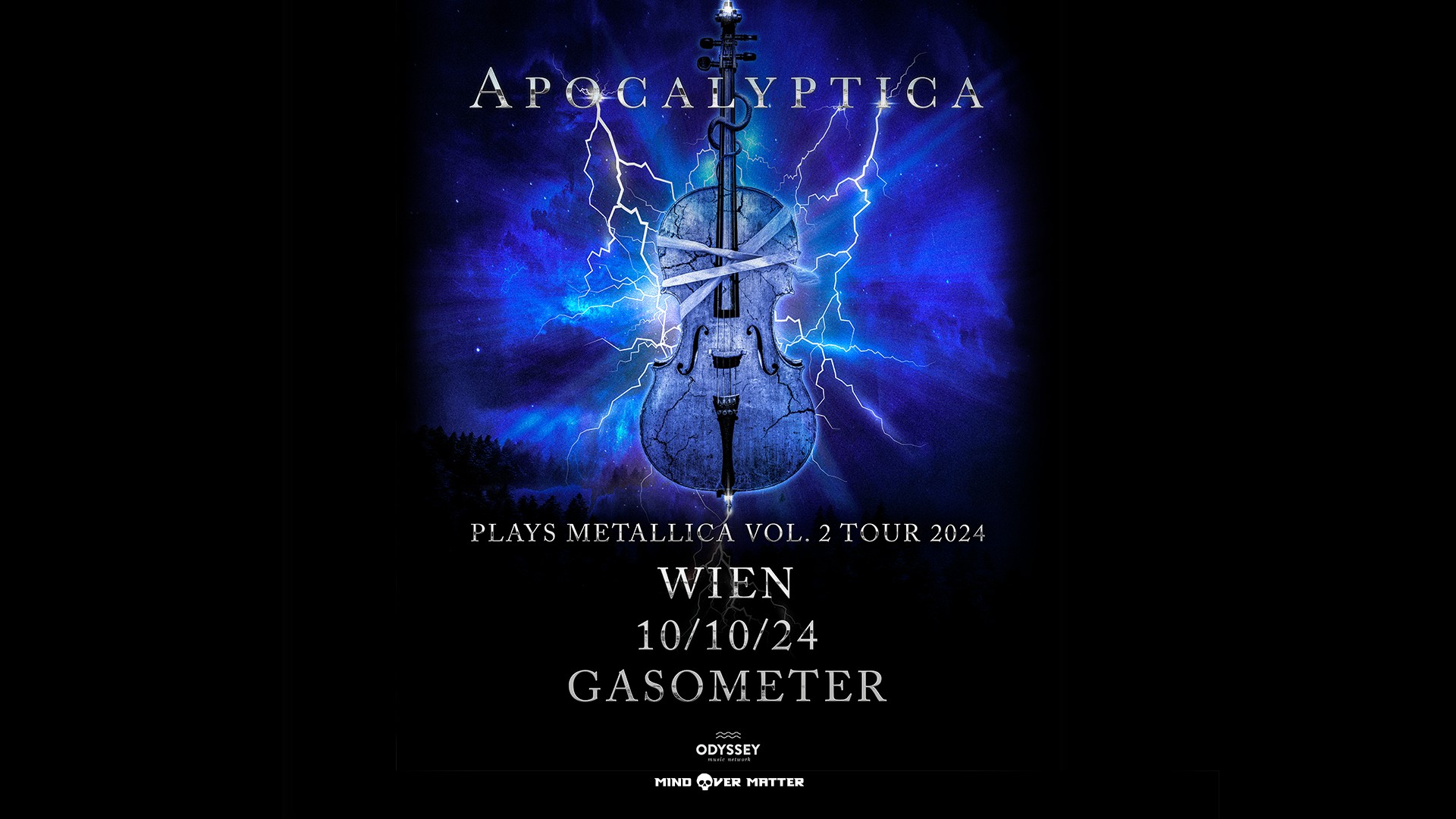 Apocalyptica am 10. October 2024 @ Raiffeisen Halle im Gasometer.