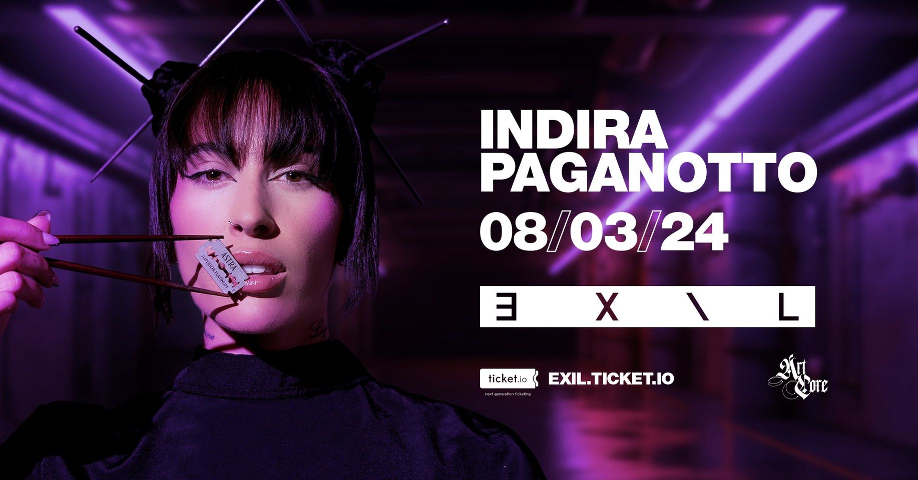 INDIRA PAGANOTTO am 8. March 2024 @ EXIL.