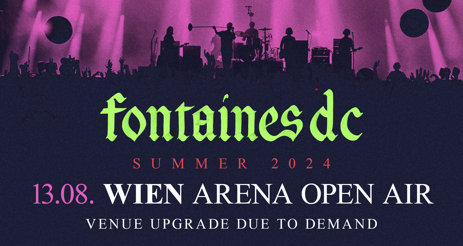 Fontaines D.C. am 13. August 2024 @ Arena Wien.