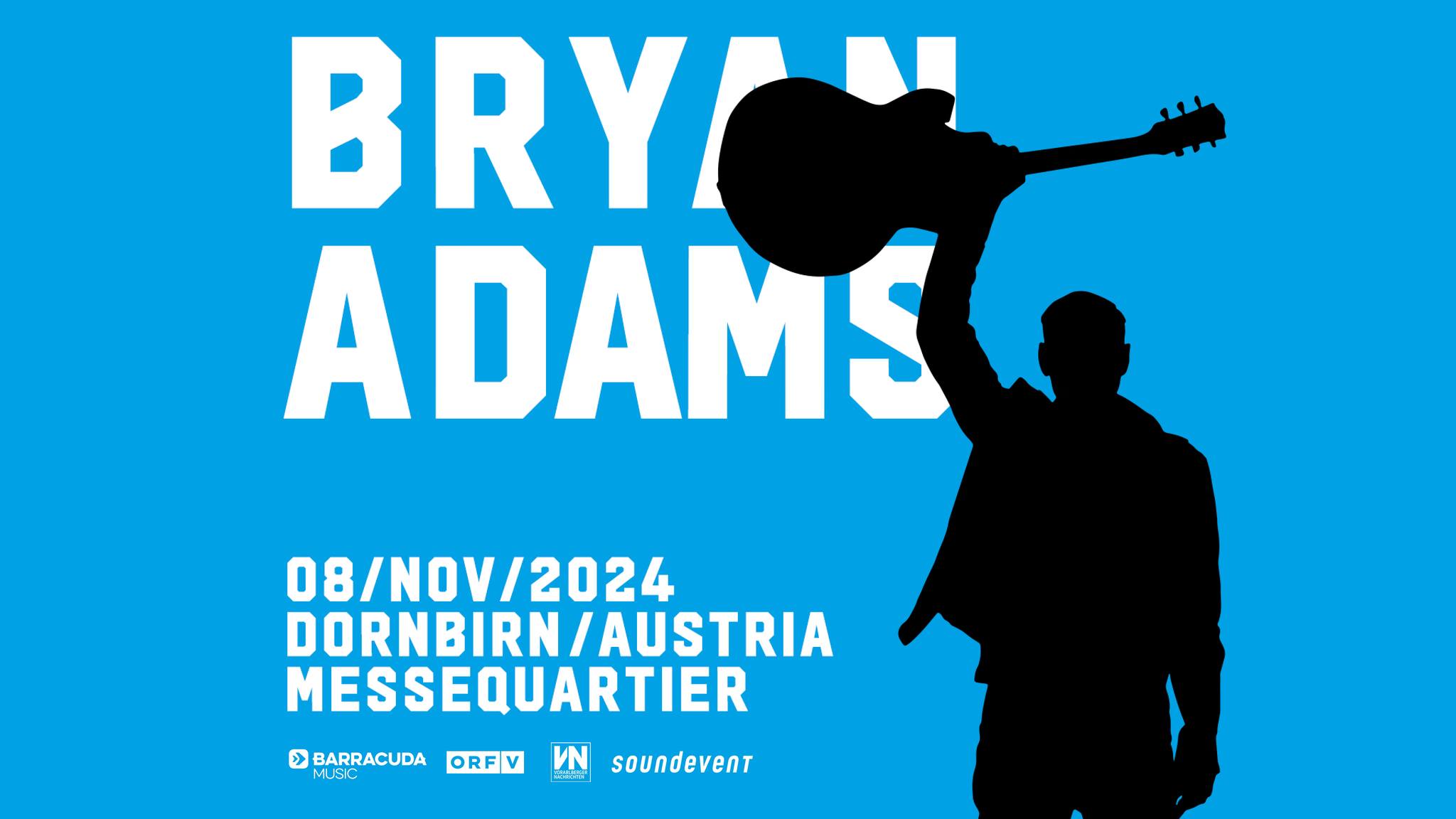 Bryan Adams am 8. November 2024 @ Messequartier Dornbirn.