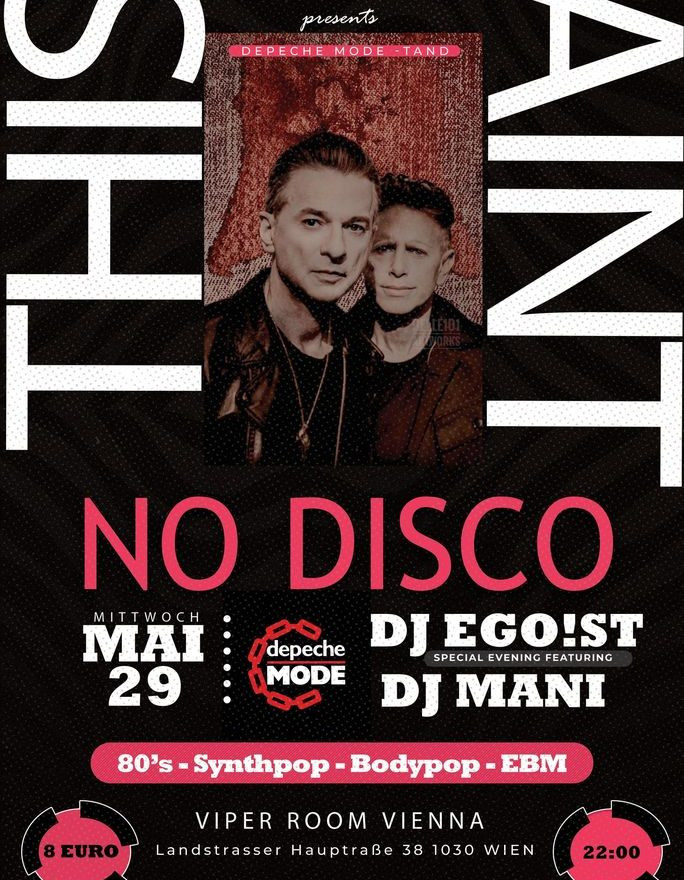This ain't no Disco - Depeche Mode / 80's Party