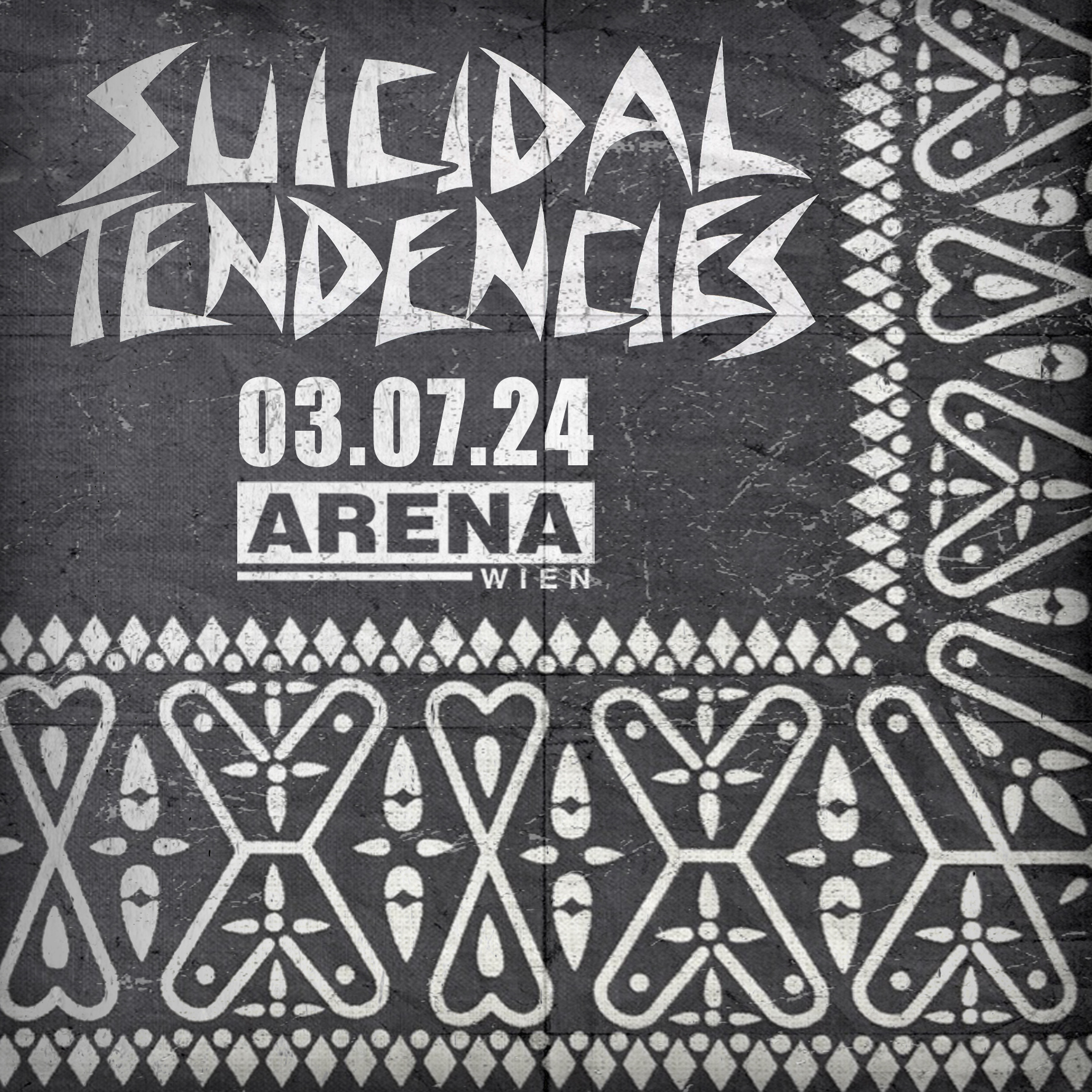 Suicidal Tendencies am 3. July 2024 @ Arena Wien.