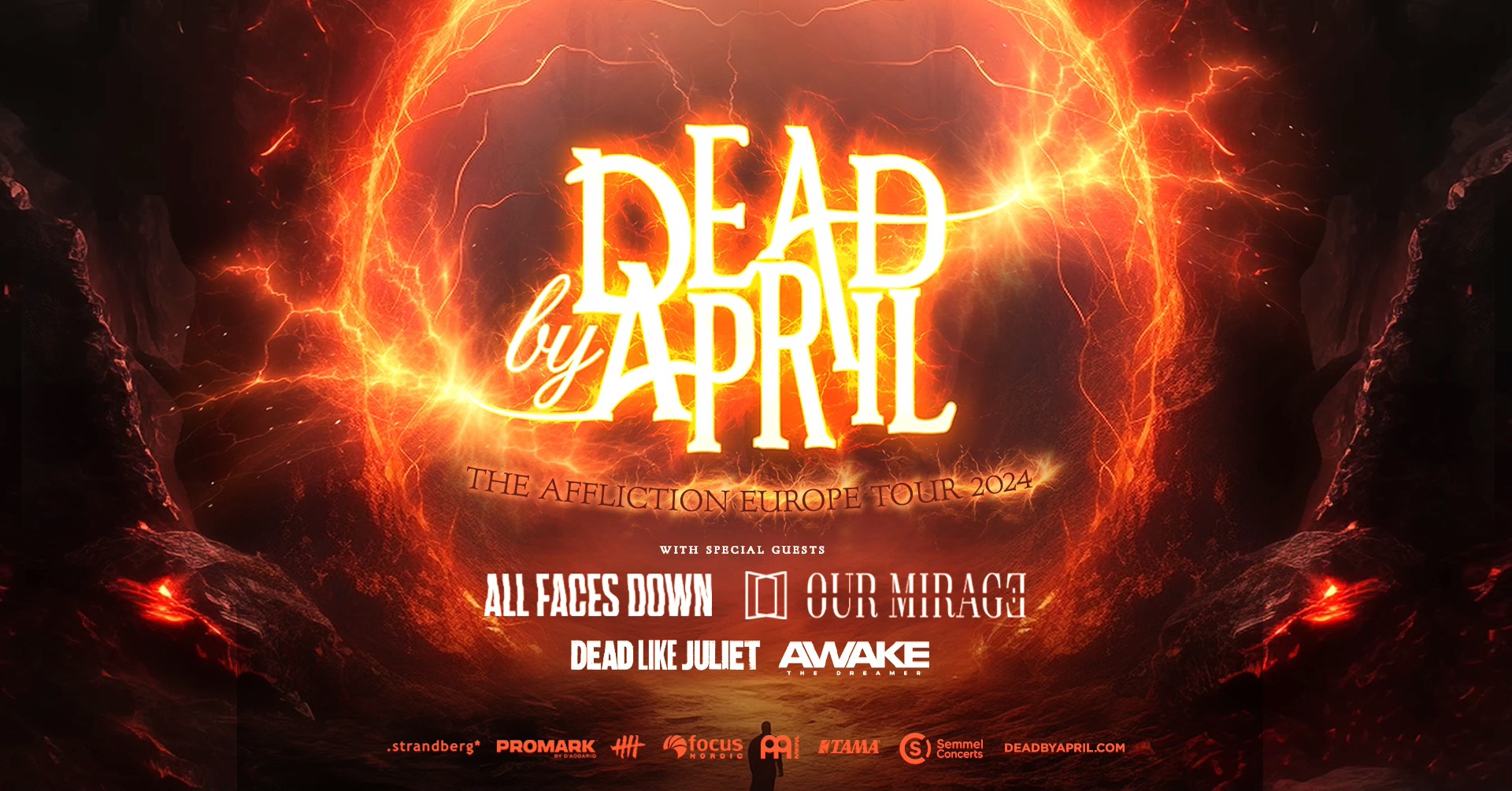 Dead by April am 13. October 2024 @ Flex.