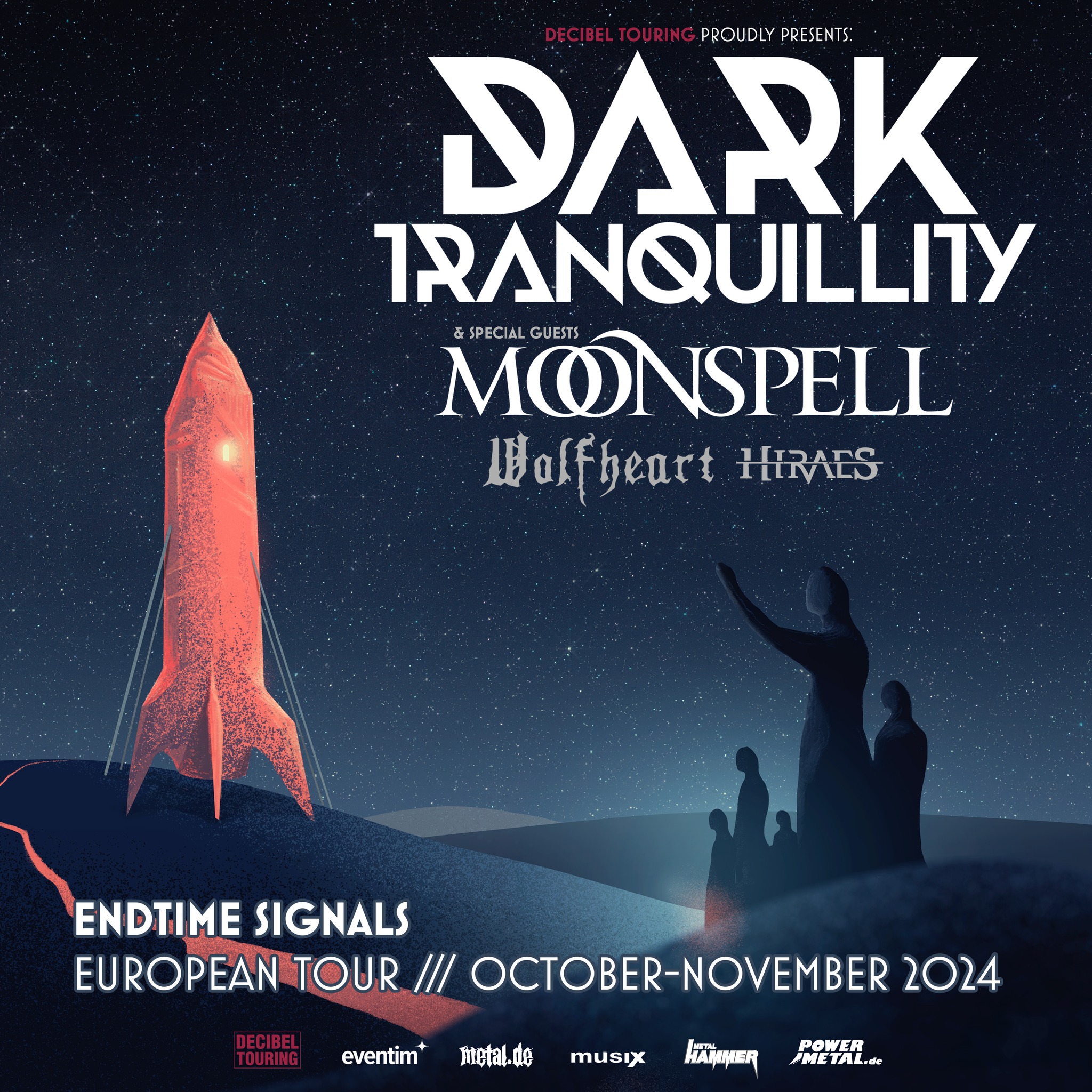 Dark Tranquility am 21. November 2024 @ Arena Wien.