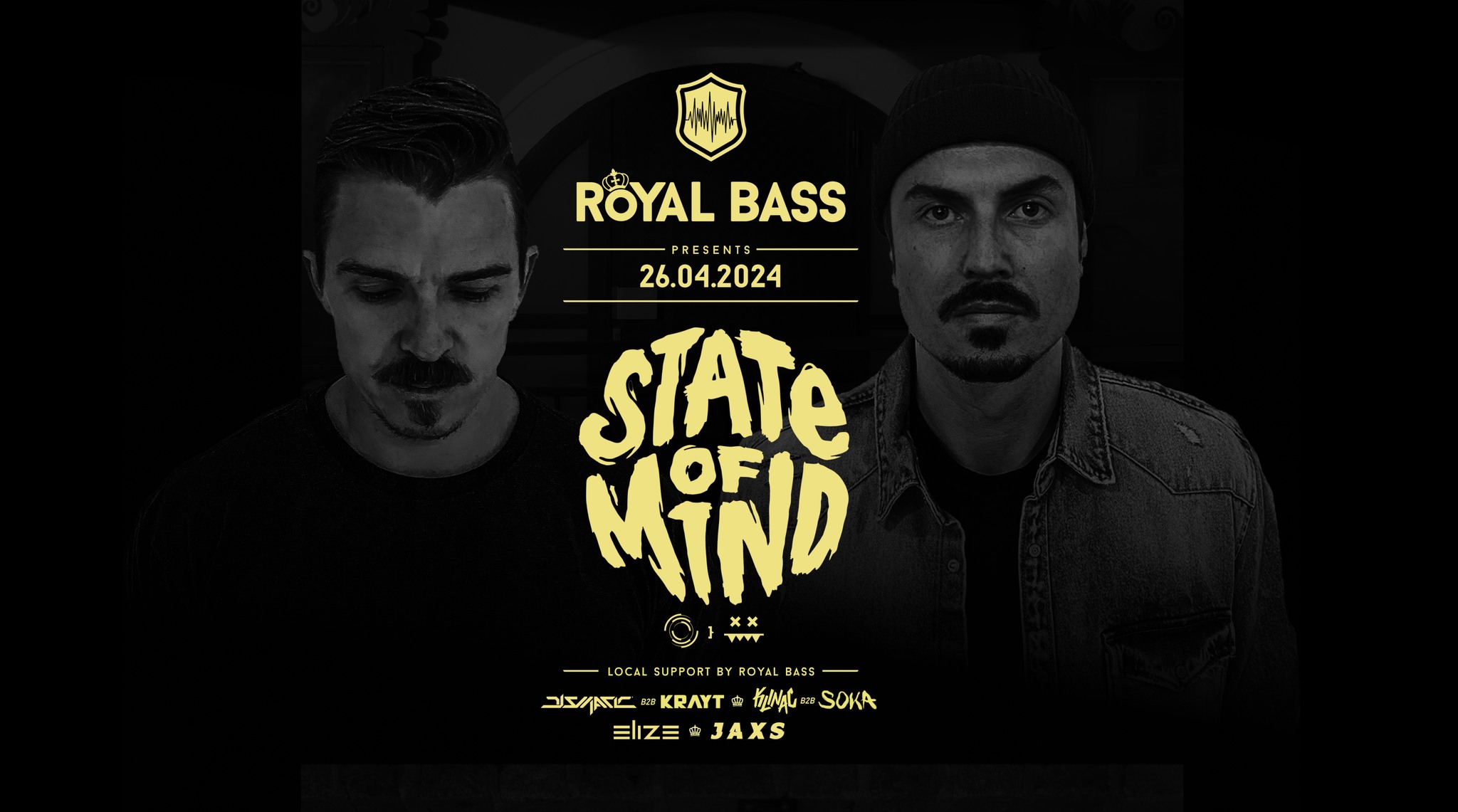 Royal Bass pres. State Of Mind am 26. April 2024 @ Kupferdachl.