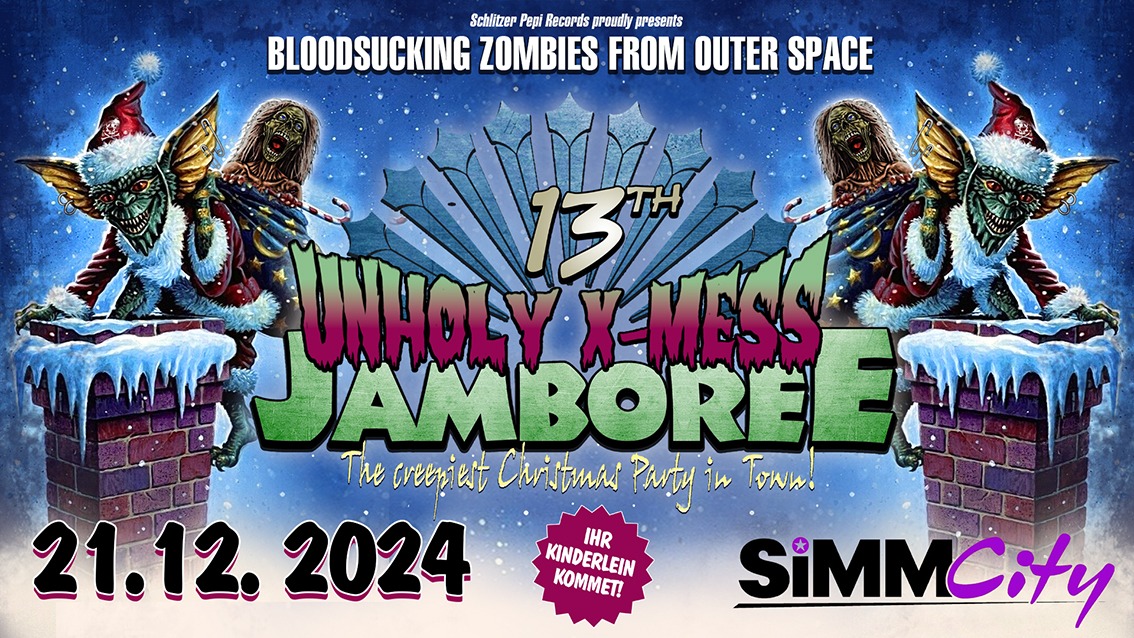 Bloodsucking Zombies From Outer Space am 21. December 2024 @ SiMM City.