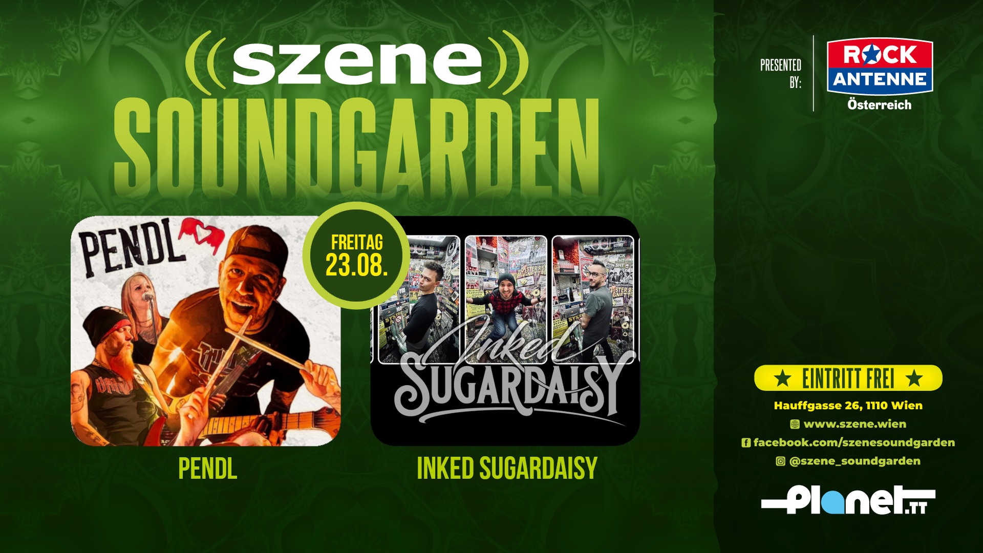 Pendl | Inked Sugardaisy am 23. August 2024 @ Szene Wien.