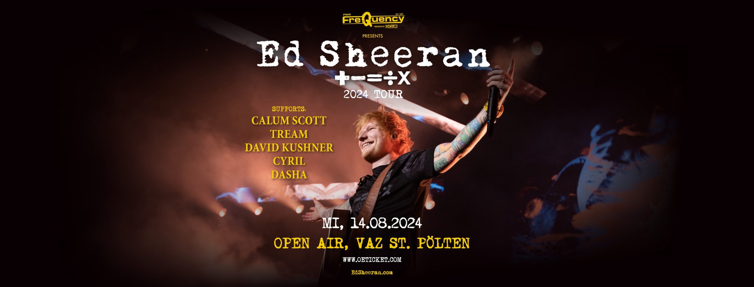 Ed Sheeran am 14. August 2024 @ VAZ St. Pölten.