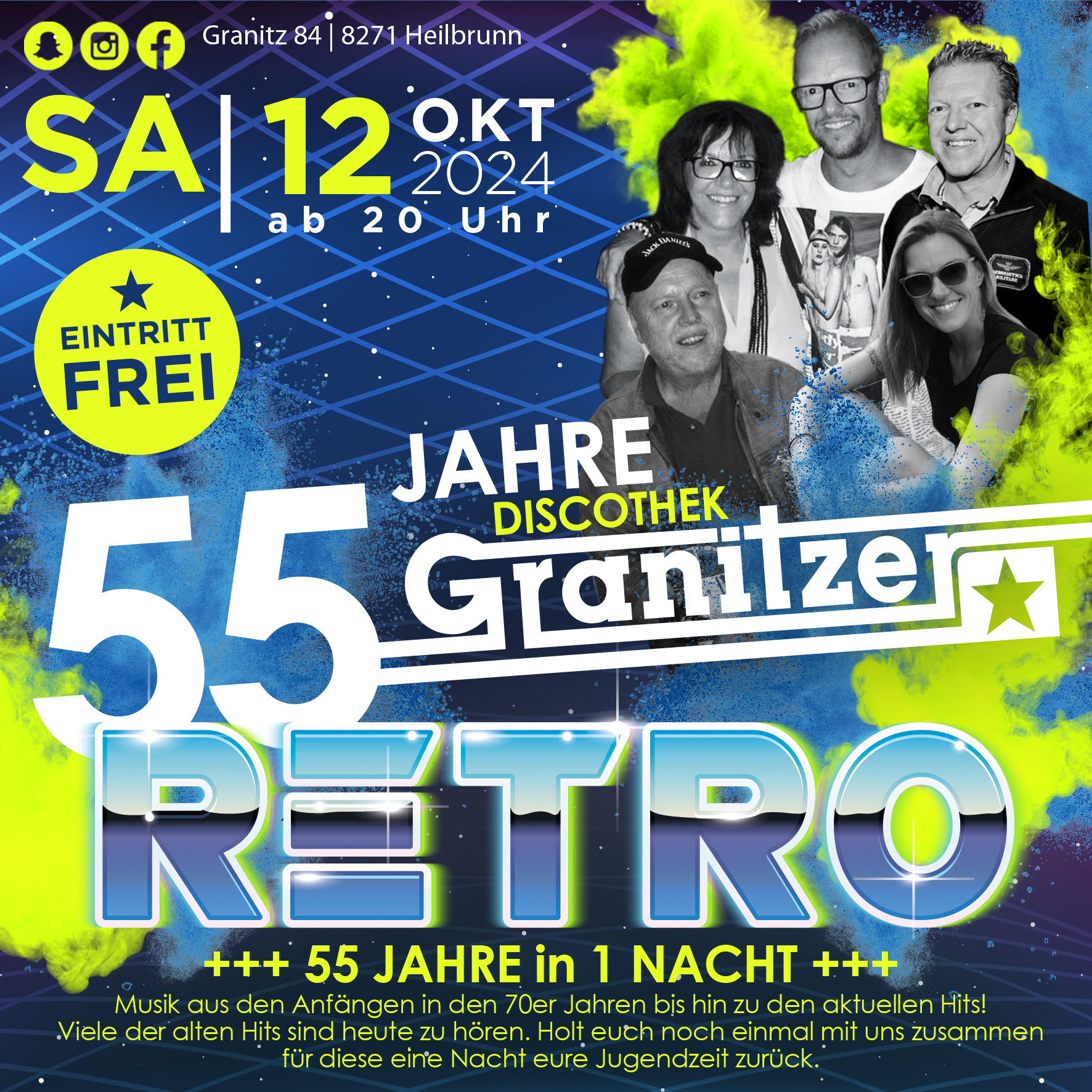 55 Jahre Granitzer! am 12. October 2024 @ Granitz.