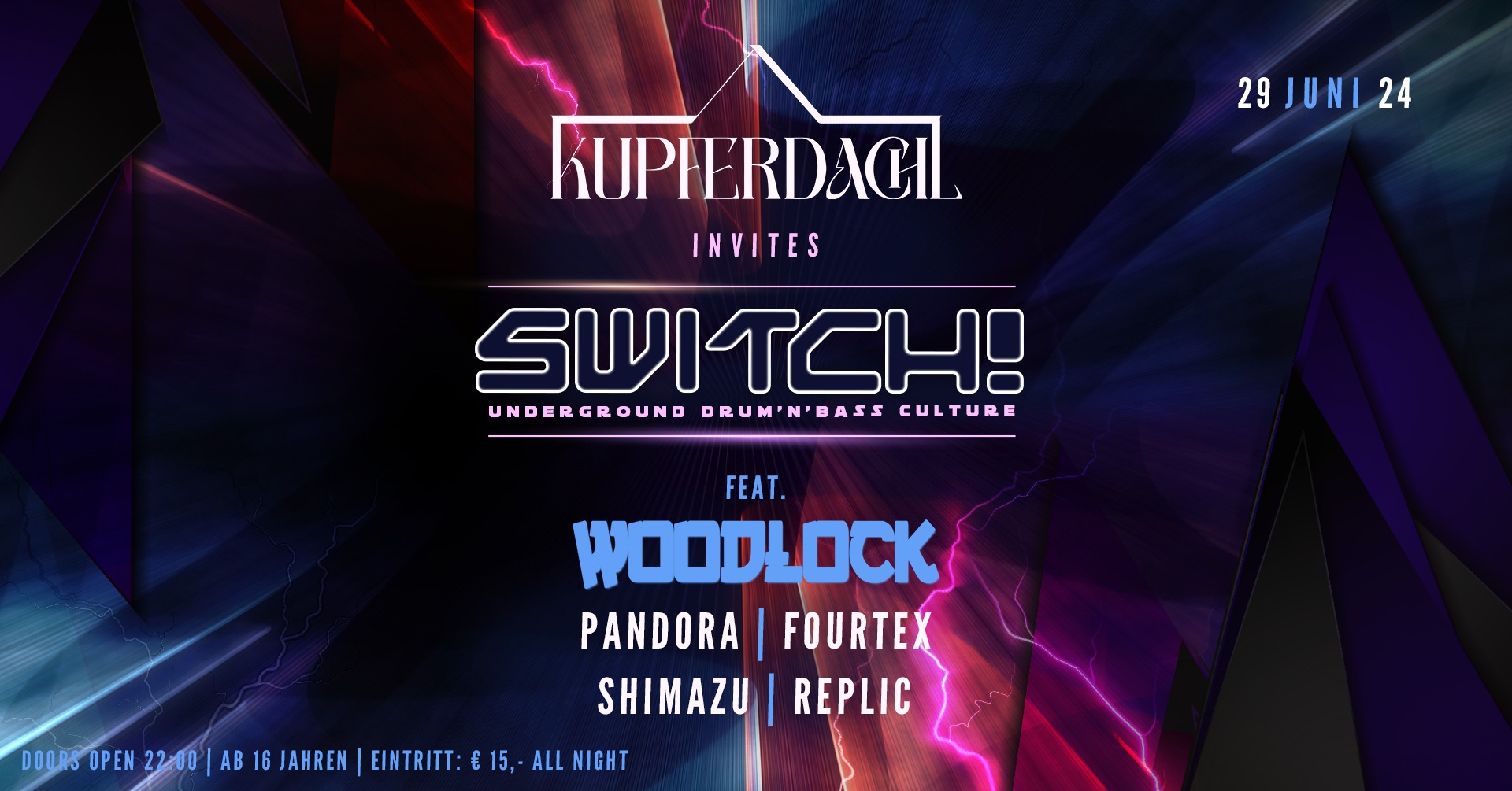 Kupferdachl invites Switch! am 29. June 2024 @ Kupferdachl.