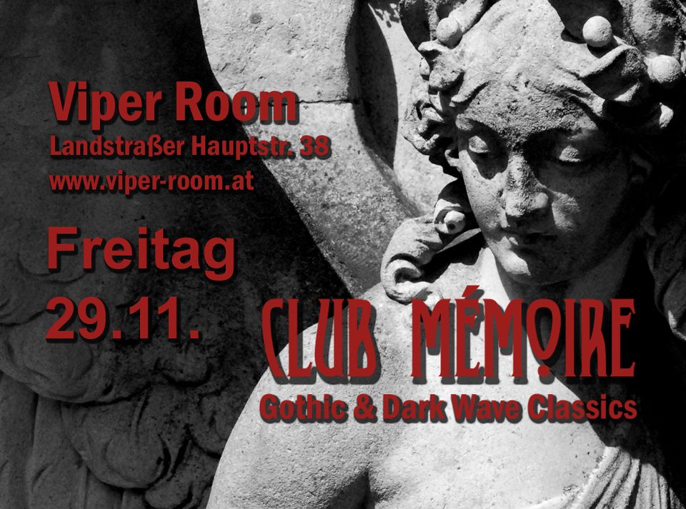 Club Mémoire am 29. November 2024 @ Viper Room.