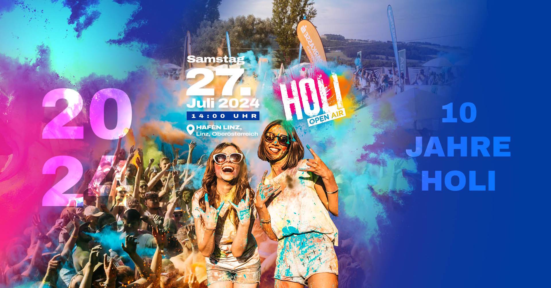 HOLI Festival Linz 2024 am 27. July 2024 @ Hafen.