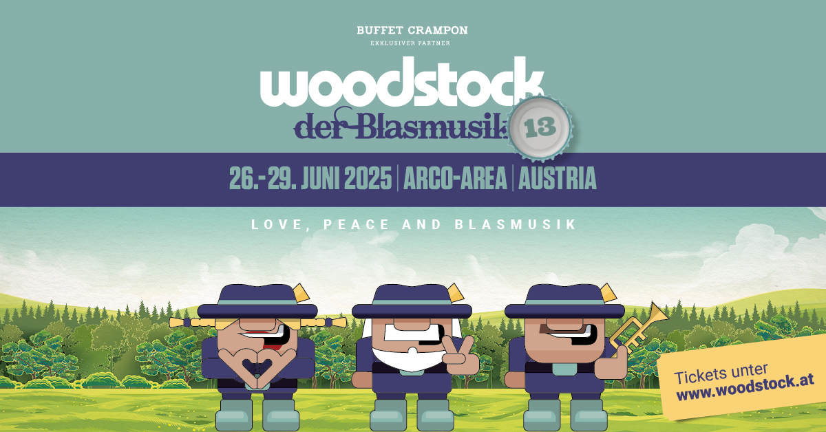 Woodstock der Blasmusik 2025 am 26. June 2025 @ Ort im Innkreis.