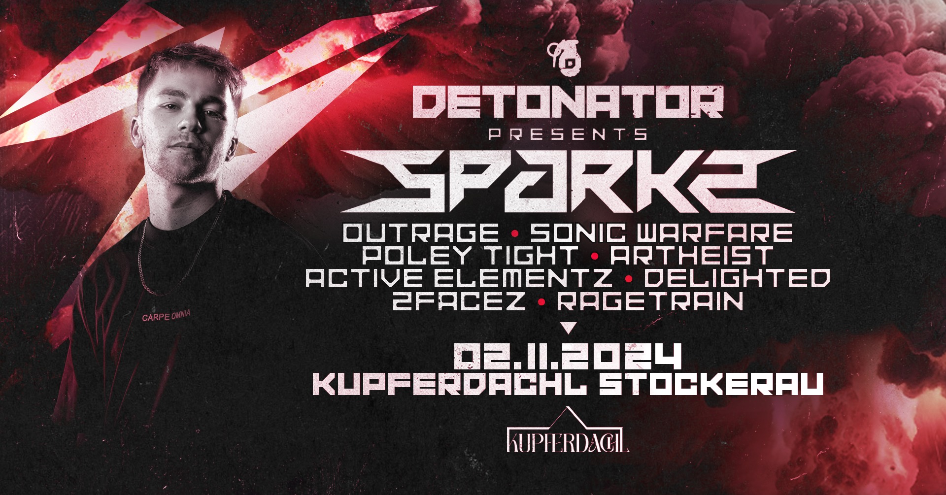 Detonator pres.: SPARKZ am 2. November 2024 @ Kupferdachl.