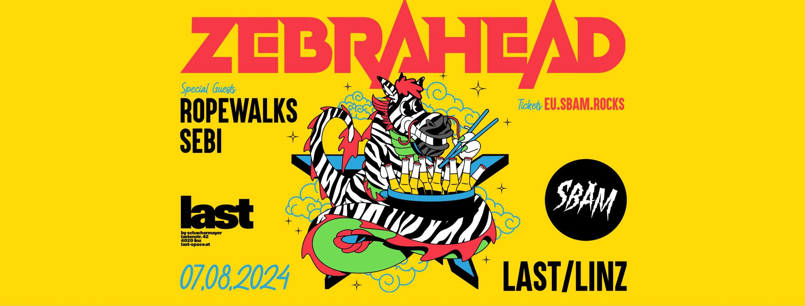 Zebrahead (+ Guests) Live am 7. August 2024 @ Last Linz.