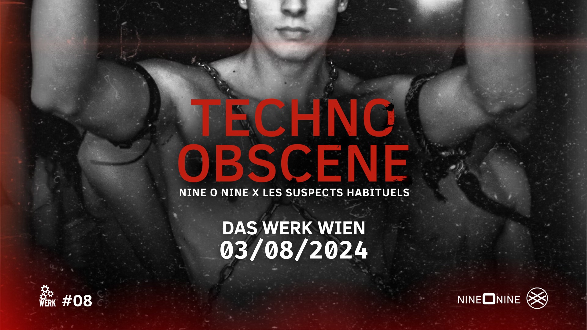 Techno Obscene am 3. August 2024 @ Das Werk.