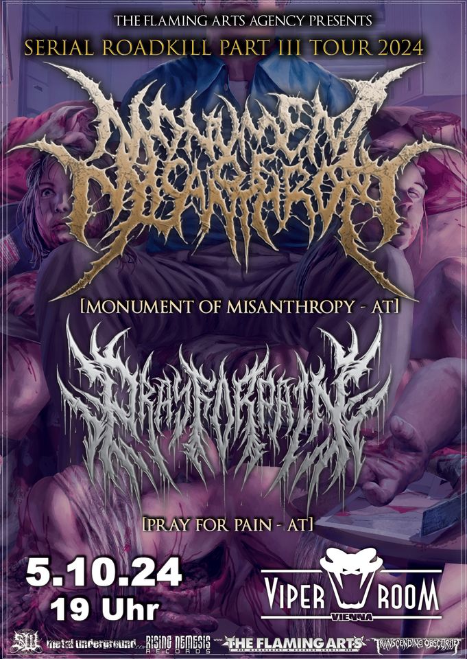 Monument Of Misanthropy, Pray For Pain am 5. October 2024 @ Viper Room.