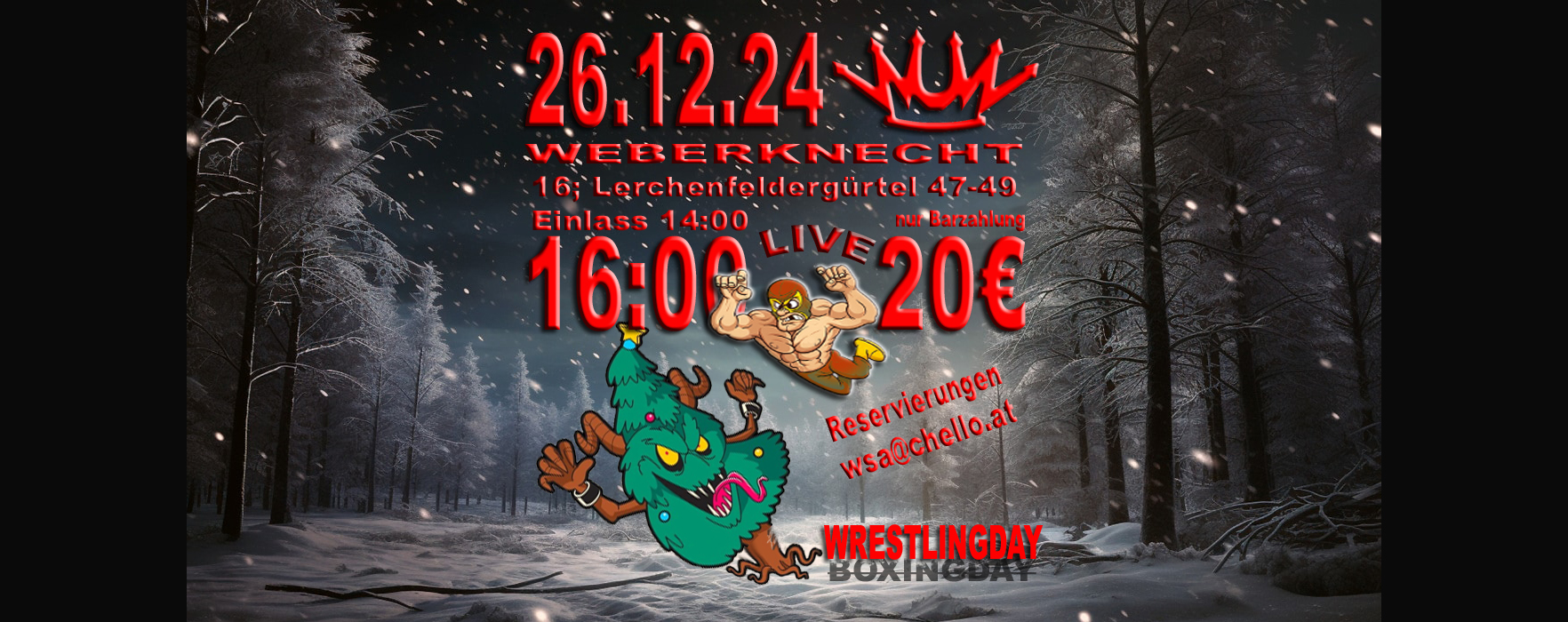 WUW am 26. December 2024 @ Weberknecht.