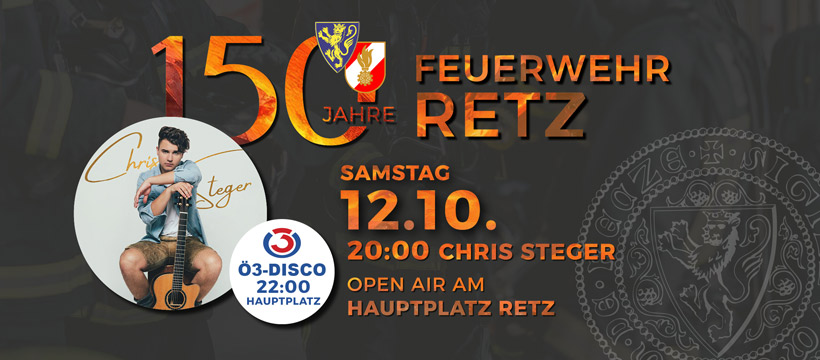 150 Jahre Feuerwehr Retz am 12. October 2024 @ Hauptplatz Retz.