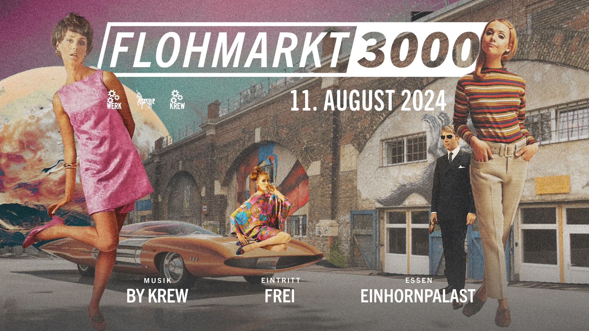 Flohmarkt 3000 am 11. August 2024 @ Das Werk.