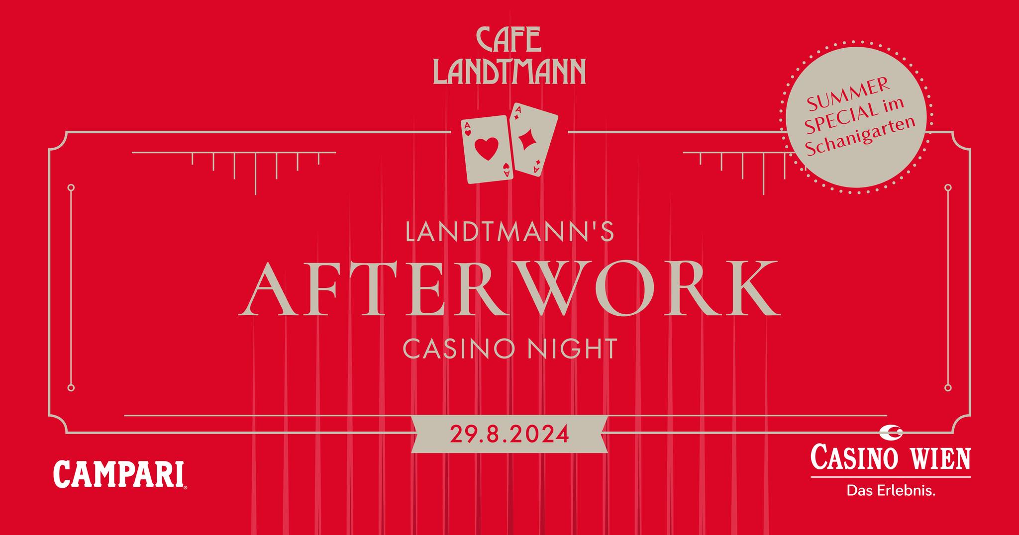 Landtmann's After Work am 29. August 2024 @ Cafe Landtmann.