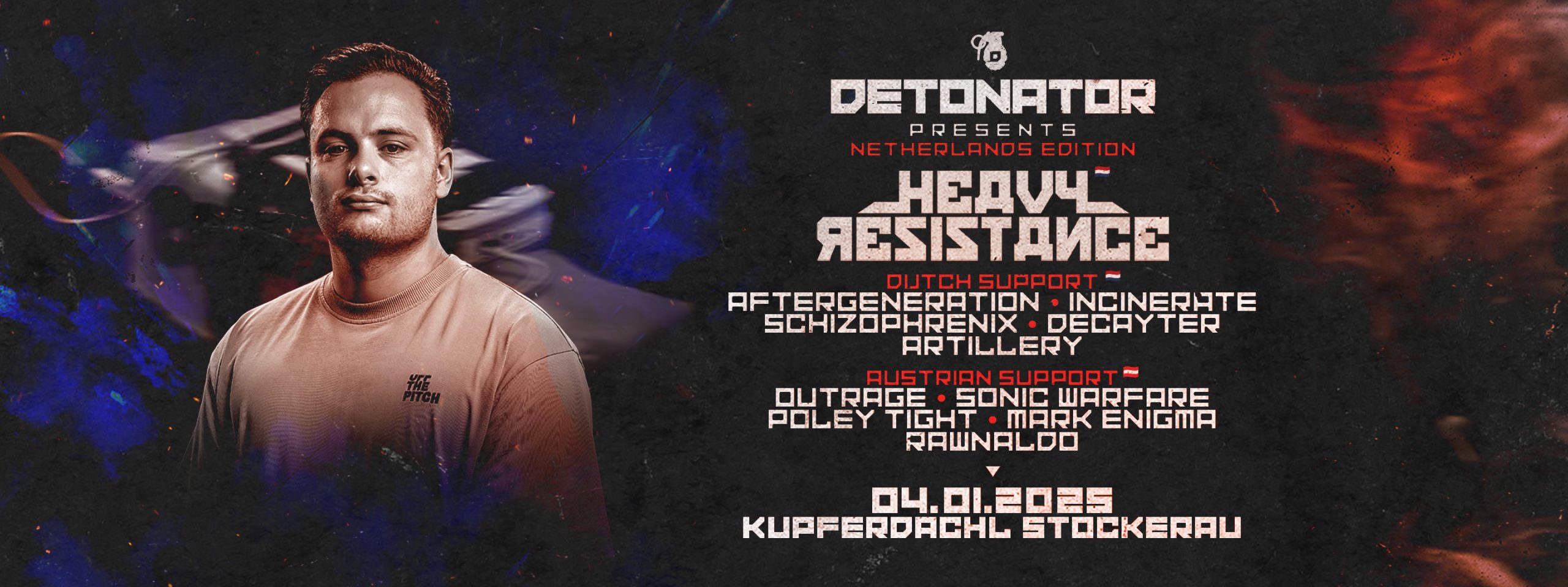 Detonator pres. HEAVY RESISTANCE am 4. January 2025 @ Kupferdachl.