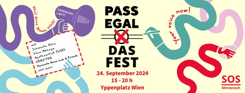 Pass Egal - Das Fest am 24. September 2024 @ Yppenplatz.