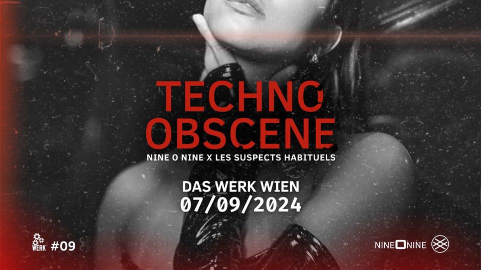 Techno Obscene am 7. September 2024 @ Das Werk.