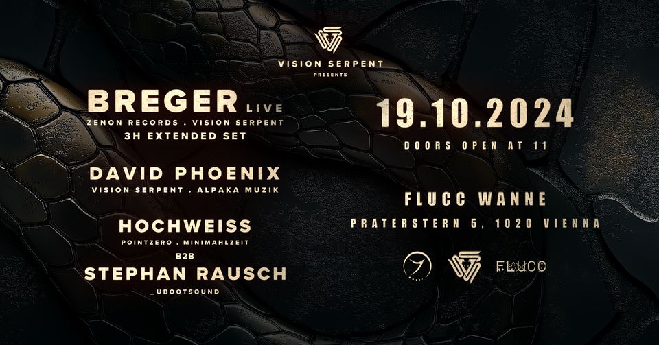 Vision Serpent Showcase am 19. October 2024 @ Fluc Wanne.