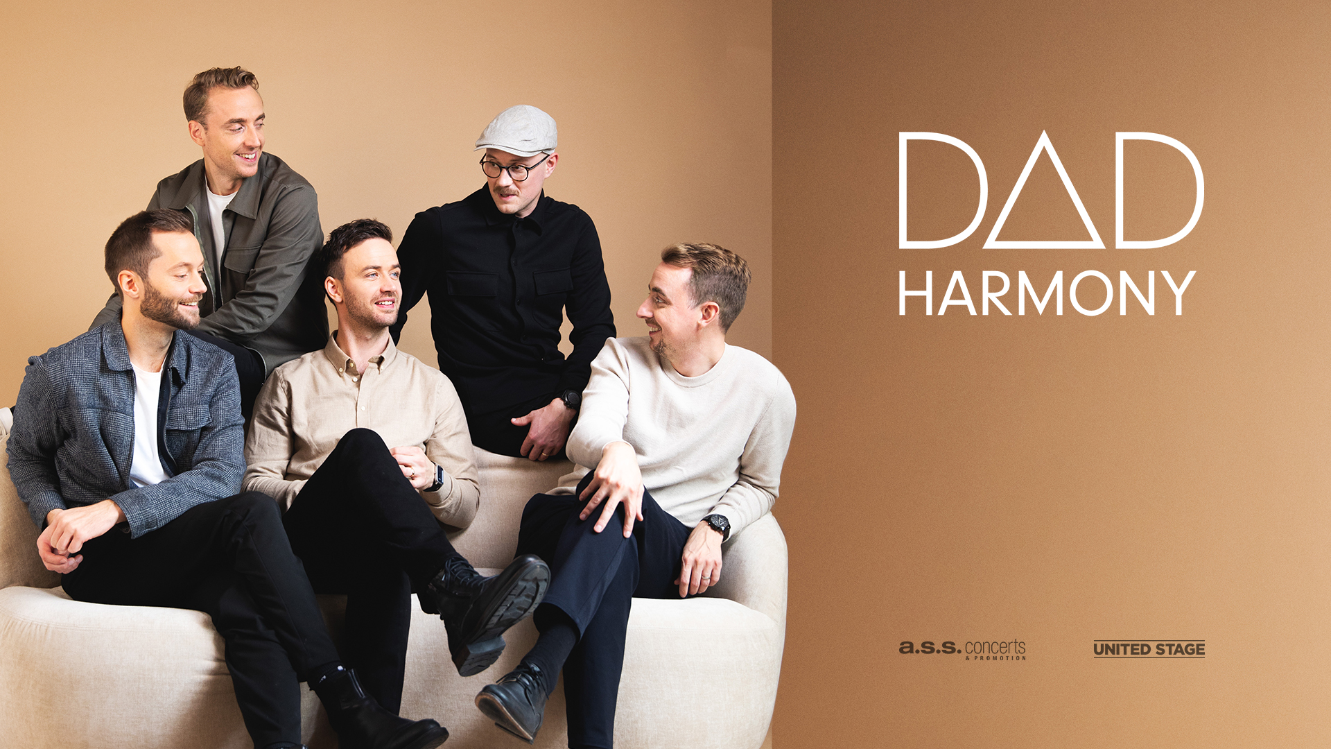 Dad Harmony am 10. April 2025 @ Raiffeisen Halle im Gasometer.