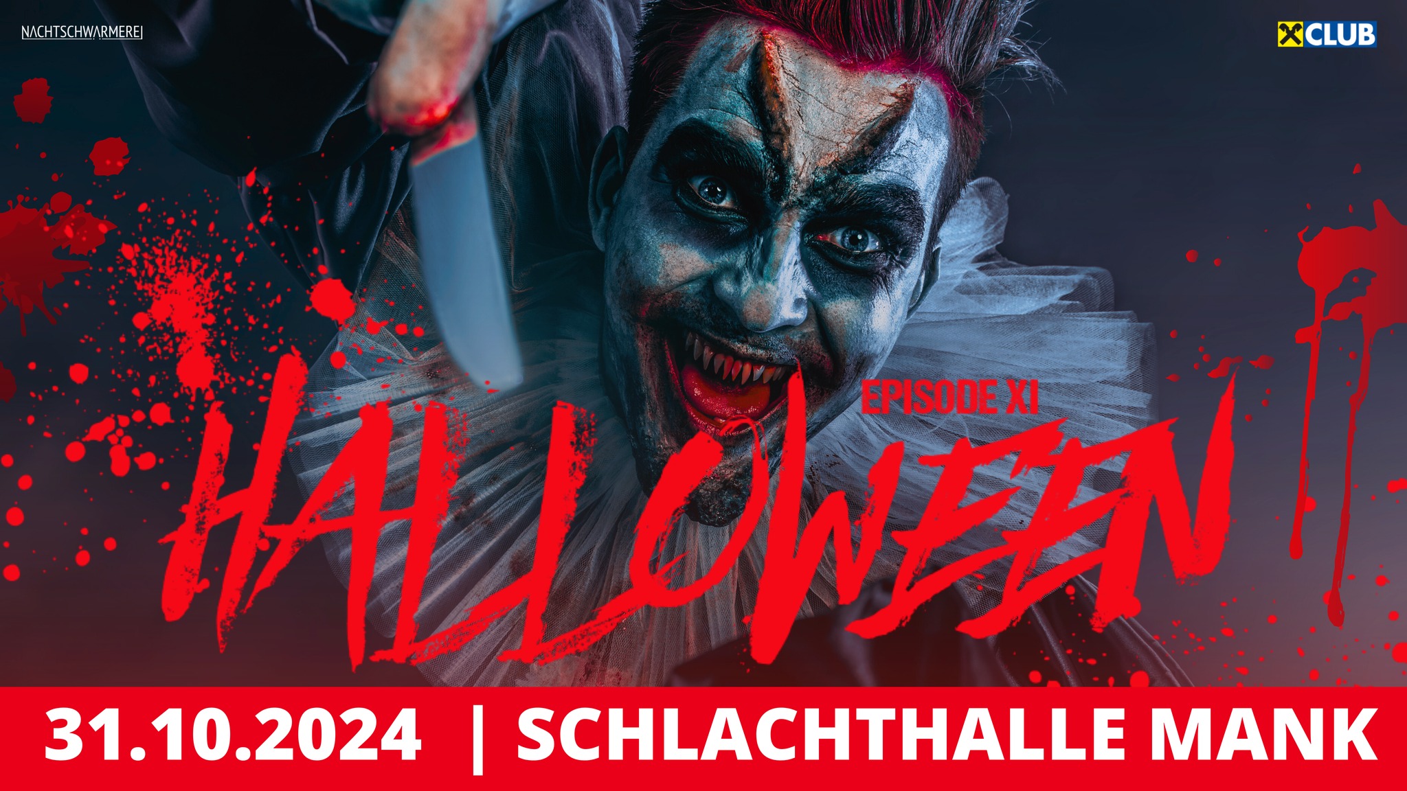 Halloween // Freakshow am 31. October 2024 @ Alte Schlachthalle Mank.