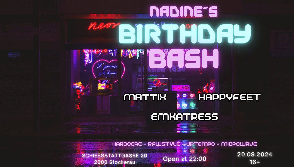 Nadine's Birthday Bash am 20. September 2024 @ Kupferdachl.