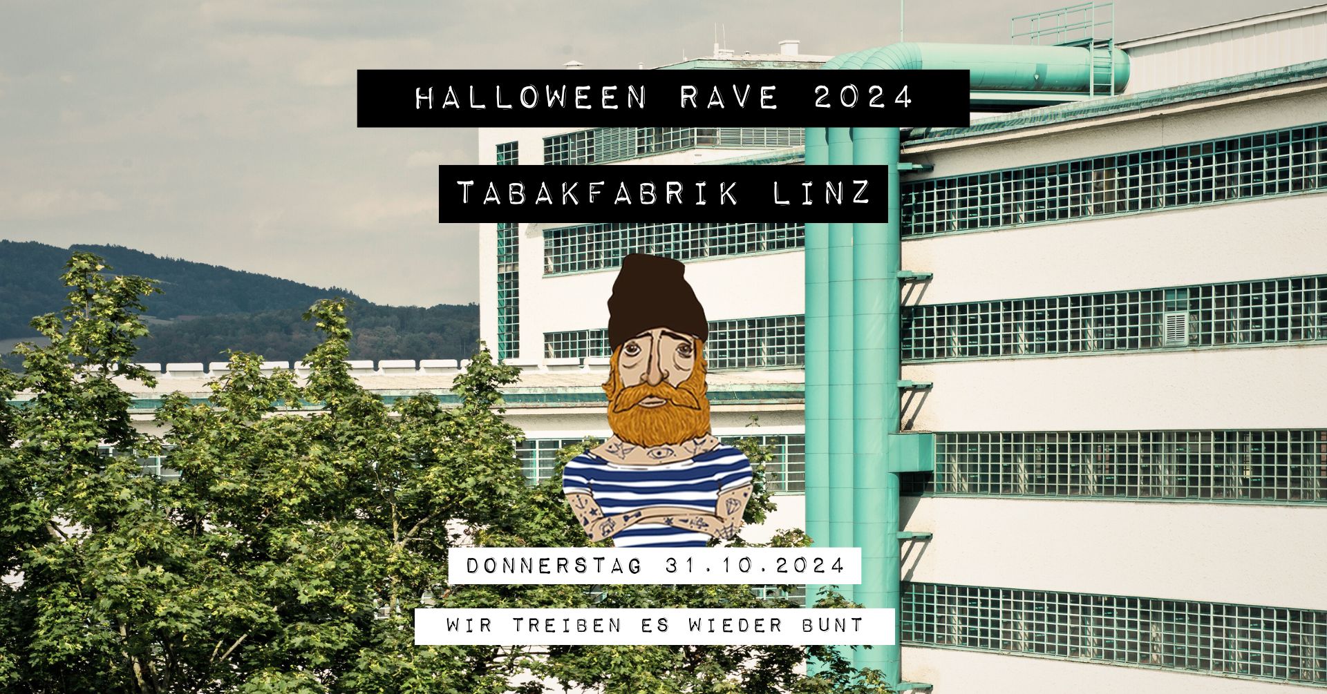 Halloween Rave | Tabakfabrik am 31. October 2024 @ Tabakfabrik Linz.