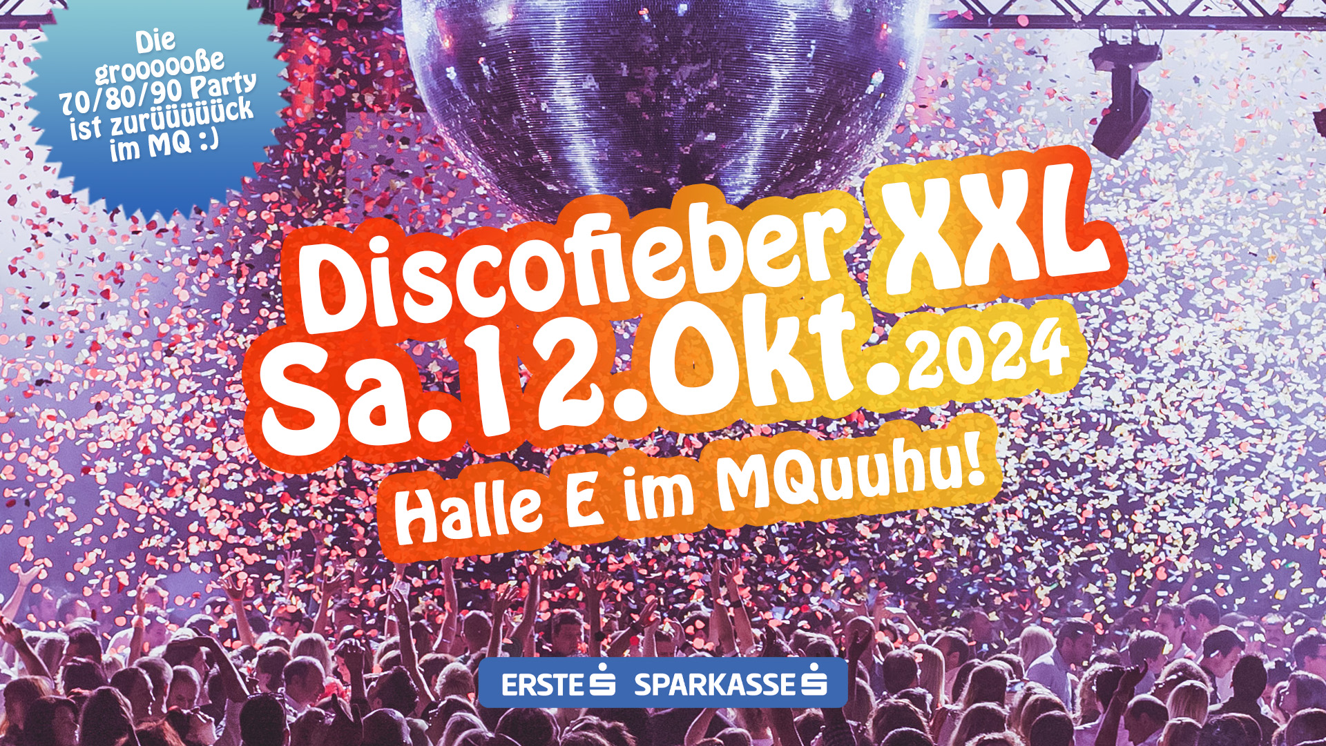 Discofieber XXL am 12. October 2024 @ Museumsquartier.