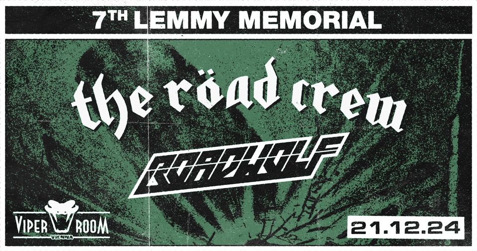 7th Lemmy Memorial Party am 21. December 2024 @ Viper Room.