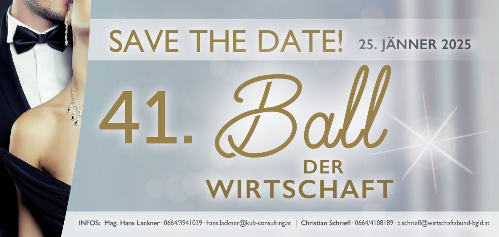 41. Ball der Wirtschaft am 25. January 2025 @ Wirtschaftskammer Burgenland.