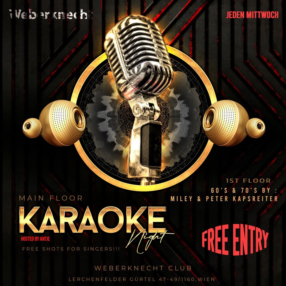 Karaoke im Weberknecht am 13. November 2024 @ Weberknecht.